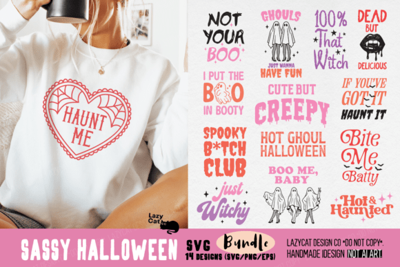 Download Sassy Funny Halloween Quote SVG Bundle - Halloween quote svg Collection