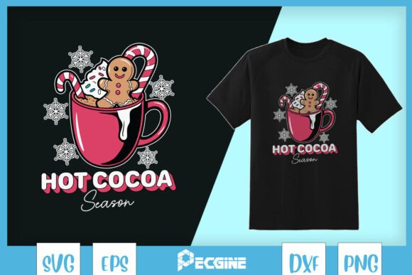 Download Hot Cocoa Season Pink Christmas SVG - Premium Resources